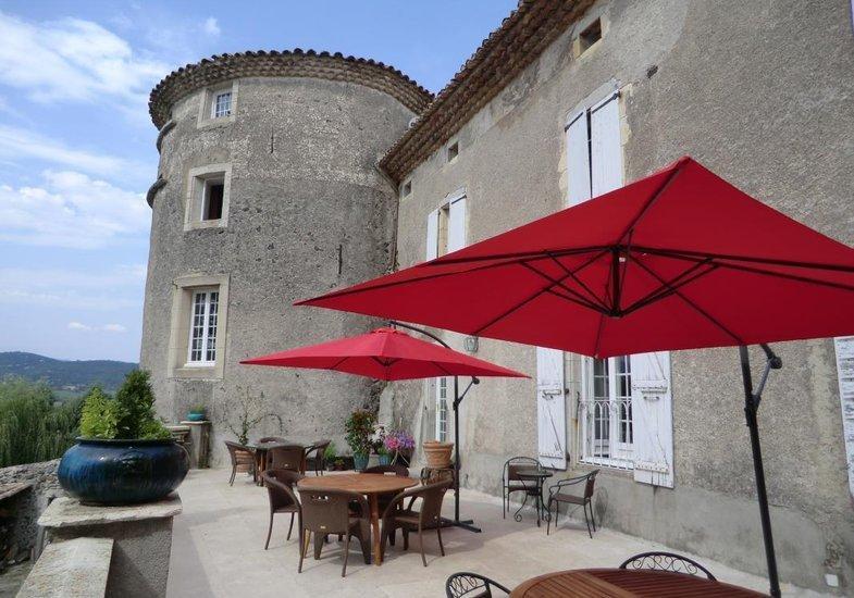 Chateau De Mauras Chomérac Eksteriør bilde